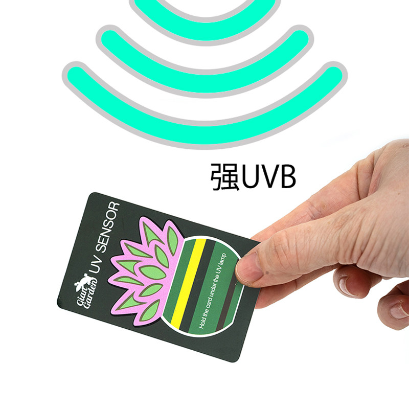 giangarden巨人爬宠uvb测试卡uvc测试卡uvb测试纸紫外线uvb检测卡,淘宝优惠券,粉丝福利购,淘宝优惠卷