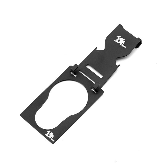 户外蛋卷桌气罐挂钩扁气罐固定架战术桌折叠桌卡式气罐挂扣桌边挂