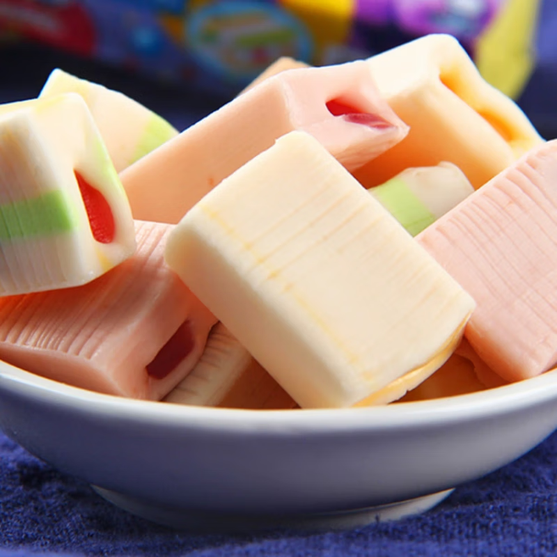 进口UHA悠哈味觉夹心糖果条装普超喜糖结婚果汁软糖上班休闲零食 - 图1