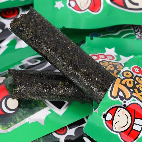 泰国进口TaoKaeNoi老板仔海苔卷27g即食儿童零食烤海苔卷拌饭批发 - 图1
