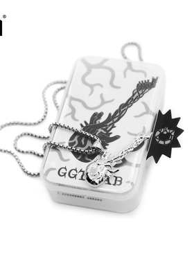 17CREW X GGT LAB 心脏全立体吊坠项链原创独立设计叠戴情侣