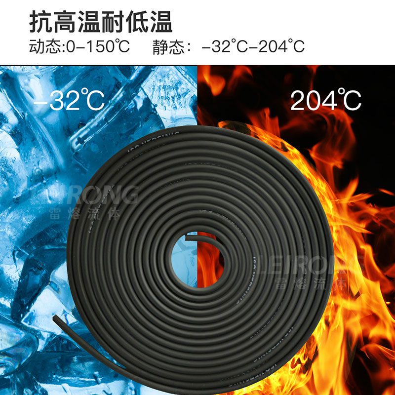 进口氟橡胶蠕动泵管耐强酸强碱油墨管浓硫酸实验室连接管 - 图2