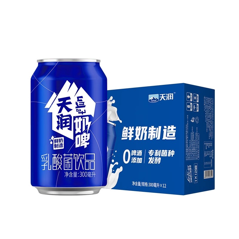 【新疆特产】天润奶啤乳酸菌饮料非啤酒300ml罐装正品官方旗舰店 - 图3