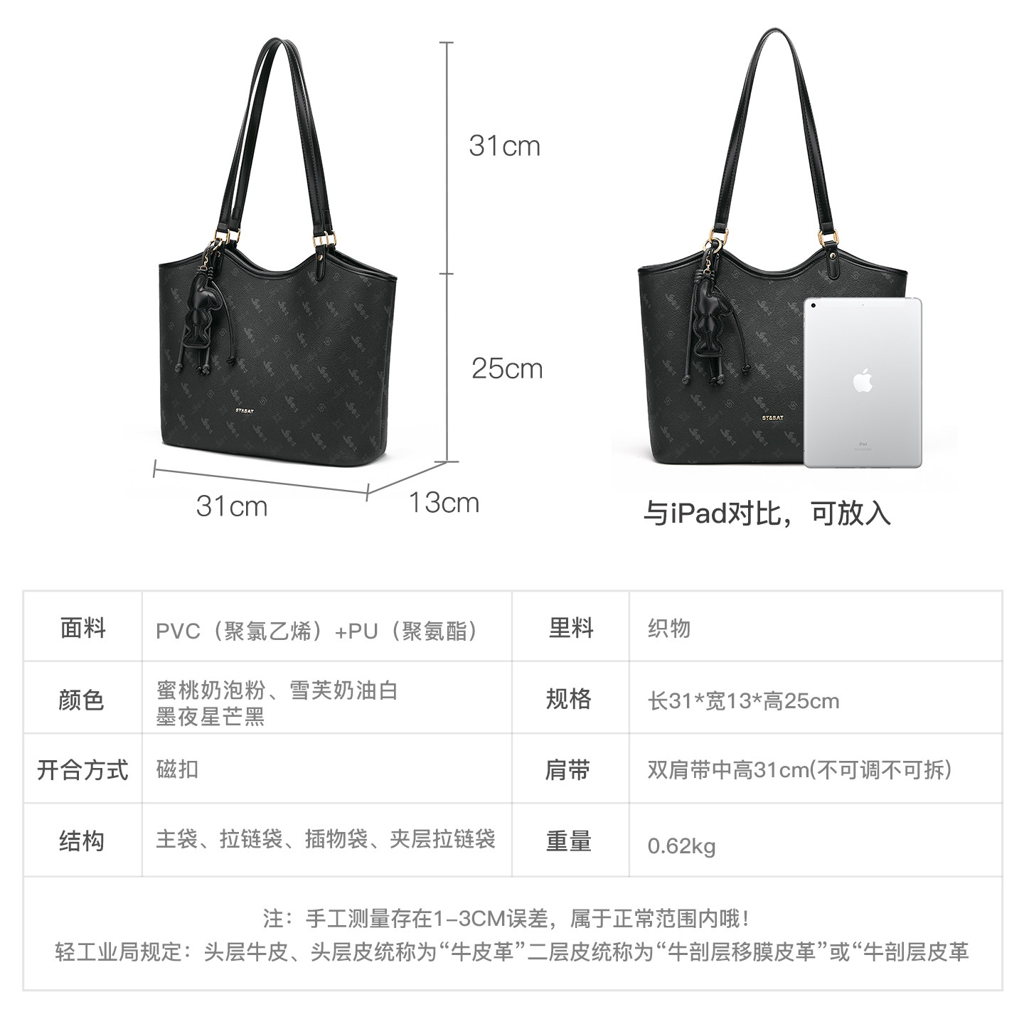 星期六包包女2025新款兔子托特包百搭单肩腋下包大容量通勤手提包,淘宝优惠券,粉丝福利购,淘宝优惠卷