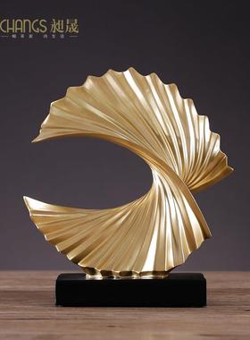 大鹏展翅金色雄鹰办公室桌酒柜装饰工艺品开业礼物装饰品客厅摆件