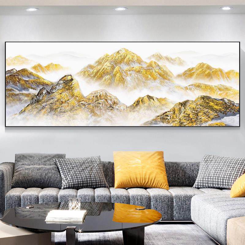 日照金山钻石贴画横款十字绣满钻2025新款高级感钻石绣客厅点钻画,淘宝优惠券,粉丝福利购,淘宝优惠卷