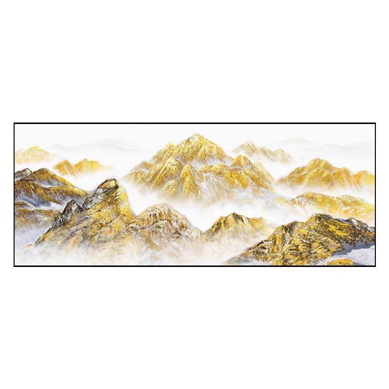 日照金山钻石贴画横款十字绣满钻2025新款高级感钻石绣客厅点钻画,淘宝优惠券,粉丝福利购,淘宝优惠卷