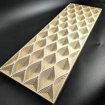 Yu Bian Workshop Laminated Sculpture Leaf Shaped Diffusion Plate Sound Absorbing Material Acoustic Material Sound Material Studio Decoration Light Extravagant Wall Decoration