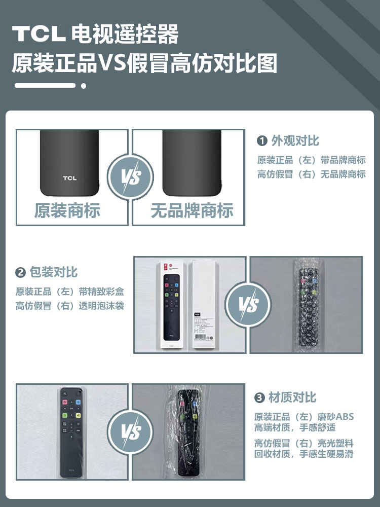 TCL电视遥控器原装正品智能液晶语音电视机遥控板通用乐华雷鸟 - 图0