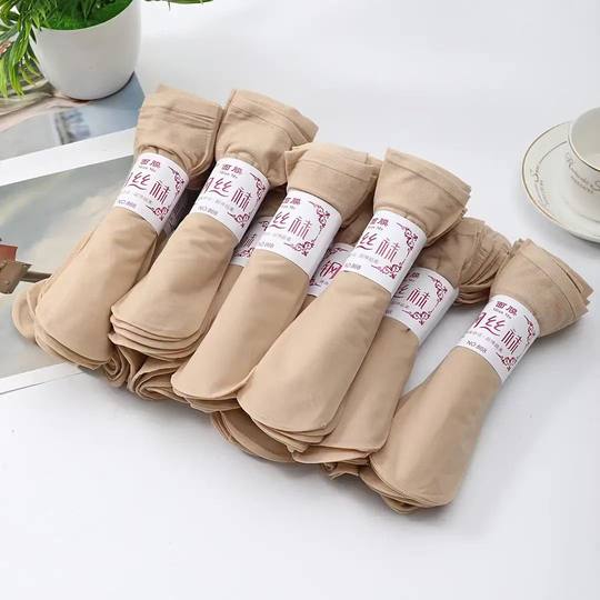 Short stockings for women, anti-athlete, anti-odor, summer thin, anti-bacterial, anti-snagging, wear-resistant, anti-slip, crystal silk breathable socks