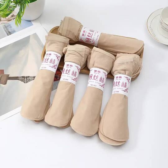 Short stockings for women, anti-athlete, anti-odor, summer thin, anti-bacterial, anti-snagging, wear-resistant, anti-slip, crystal silk breathable socks