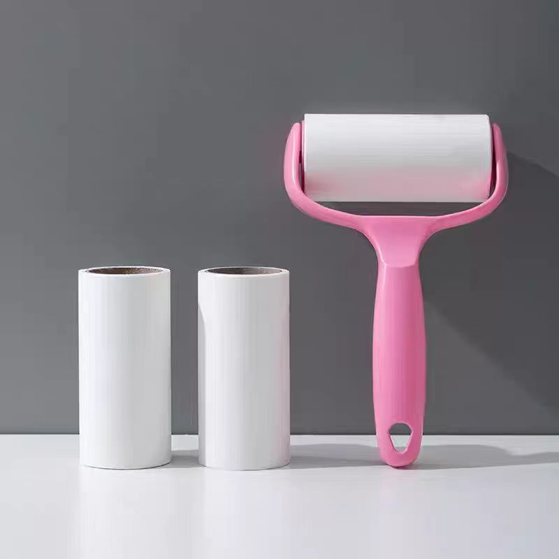 粘毛器滚筒替换纸清洁粘尘纸家用卷纸芯除尘除去毛沾毛黏毡 - 图0