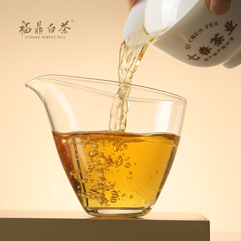 【新客品鉴】七春福建福鼎白茶白牡丹2021年2019年散茶茶叶40g - 图1