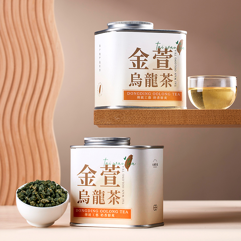 【99选3】七春金萱乌龙茶奶香台湾高山茶冷泡茶小罐装茶叶180g-图1