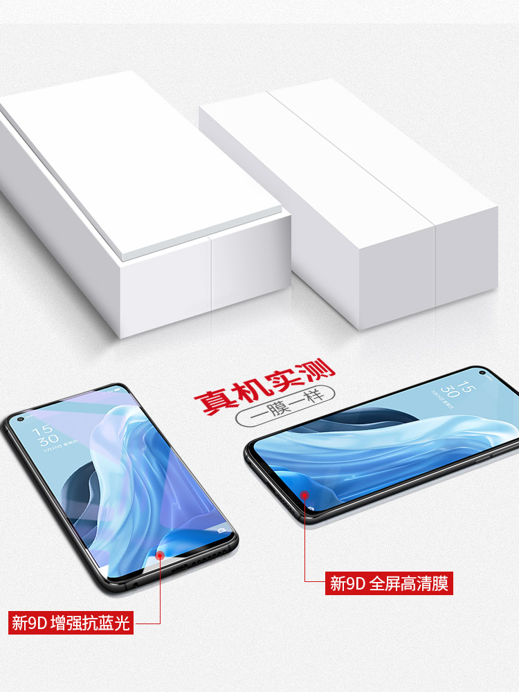 适用于opporeno钢化膜oppo reno10十倍变焦版oppreno全屏opopreno手机opporone蓝光opooreno原装poopreno贴膜 - 图3