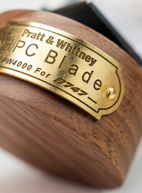 涡轮喷气发动机 HPC 高压压气机 叶片摆件 飞驰航空