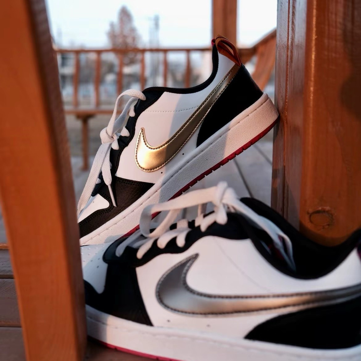 Nike Court Borough Low 2 SE1 (GS) 皮革低帮休闲板鞋DJ0040-100,淘宝优惠券,粉丝福利购,淘宝优惠卷