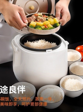 电饭煲压力锅二合一车载电饭煲12v24v通用车家两用货车专用电饭锅