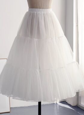 日常裙撑lolita长款80cm