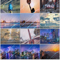 Song Mundane Road Park Tree Soundtrack finished Independence Evening Song Youth Annual Meeting Led Background Video material