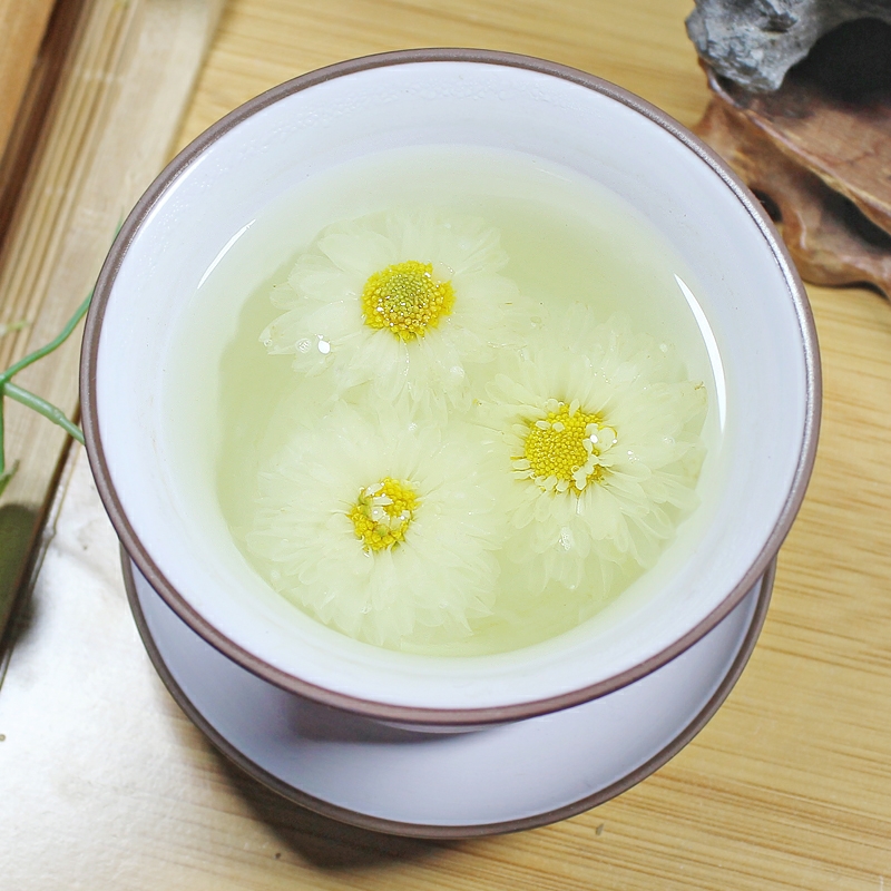 菊花茶杭白菊正品白菊花火去特级干花茶泡水 - 图1