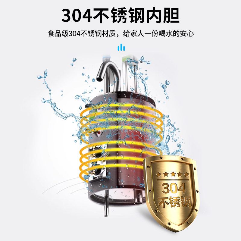 奥克斯台式饮水机家用小型桌面制冷制热办公室宿舍全自动上置水桶 - 图1