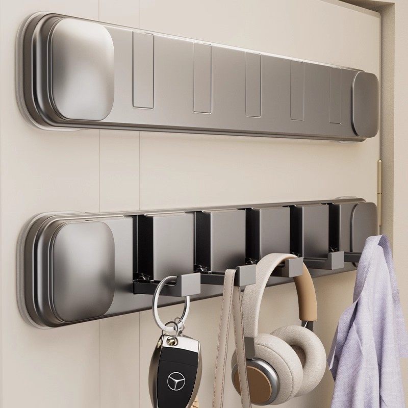 吸盘门后挂钩挂衣架免打孔强力承重壁挂钩子置物架毛绒玩具收纳桶,淘宝优惠券,粉丝福利购,淘宝优惠卷