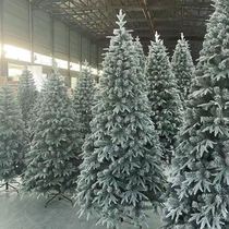 Christmas Tree Cedon Snowflakes Christmas Tree Outlet Emulation Snow Tree Decorations Encrypted Flocking crystalline pendulum upscale