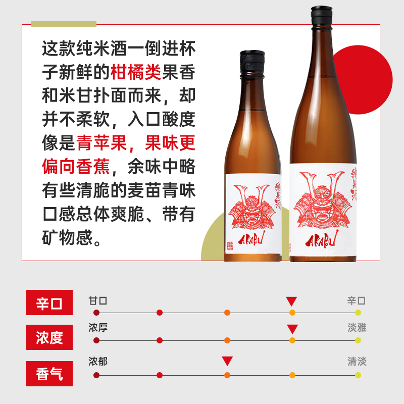 日本清酒赤武SAE限定翡翠AKABU纯米海洋清酒大吟酿生洋酒1800ml