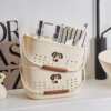 Dormitory hand-held bath basket toilet supplies storage basket bathroom bath basket large capacity bathroom basket bathroom storage basket