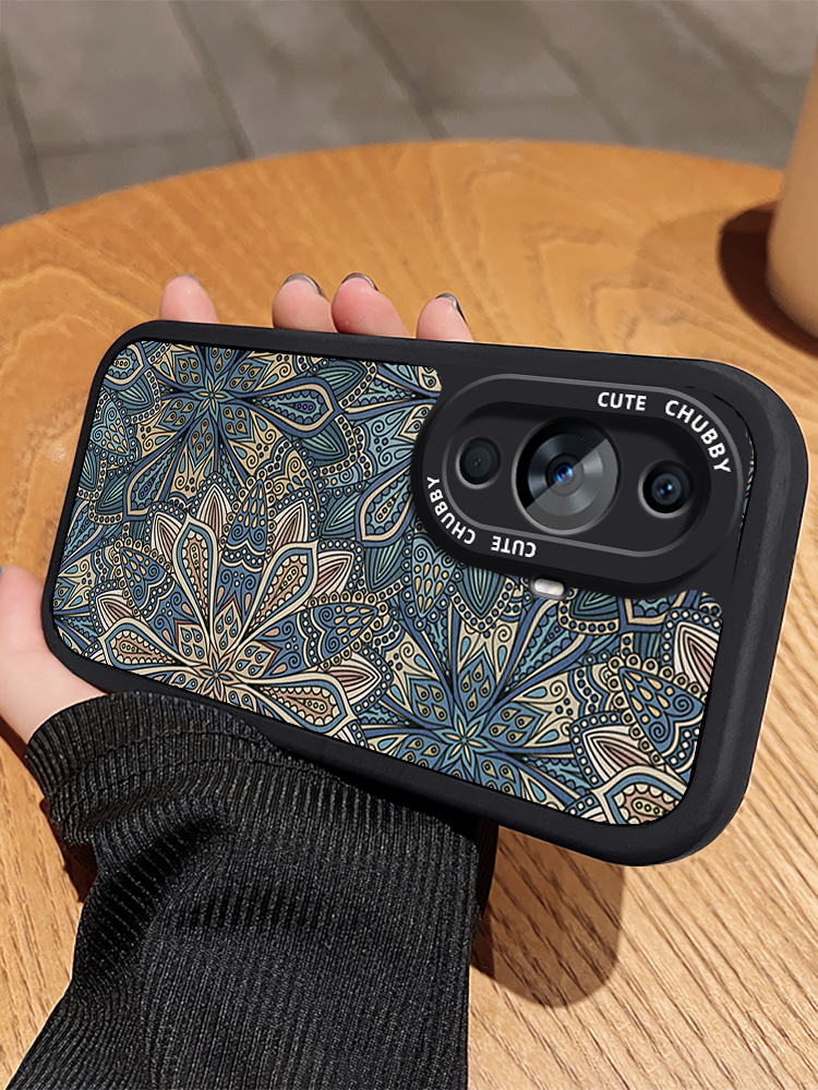 中国风图腾适用华为nova12手机壳新款nova11pro硅胶防摔nova986复古pura70手链荣耀100pro男女保护套magic543 - 图0