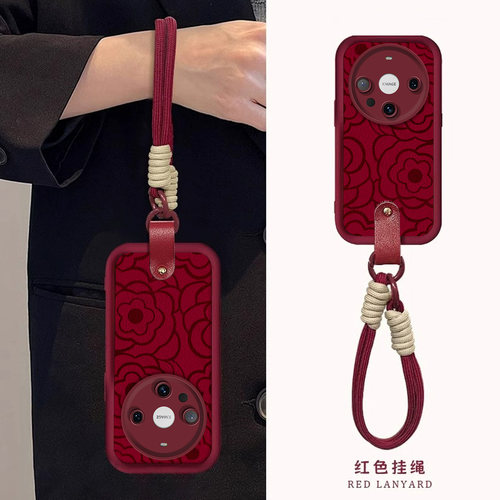 适用于华为mate80手机壳70新款pura80硅胶p50软壳40防摔30E复古清新pro套个性女款小众ultra可爱高级线条花 - 图0