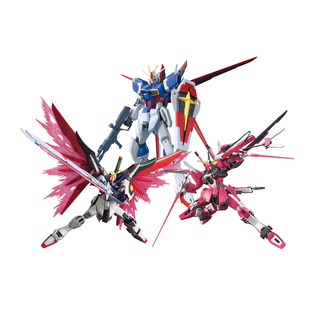 【自营】万代HG 1/144红金异端突击自由命运无限正义高达拼装模型 - 图0