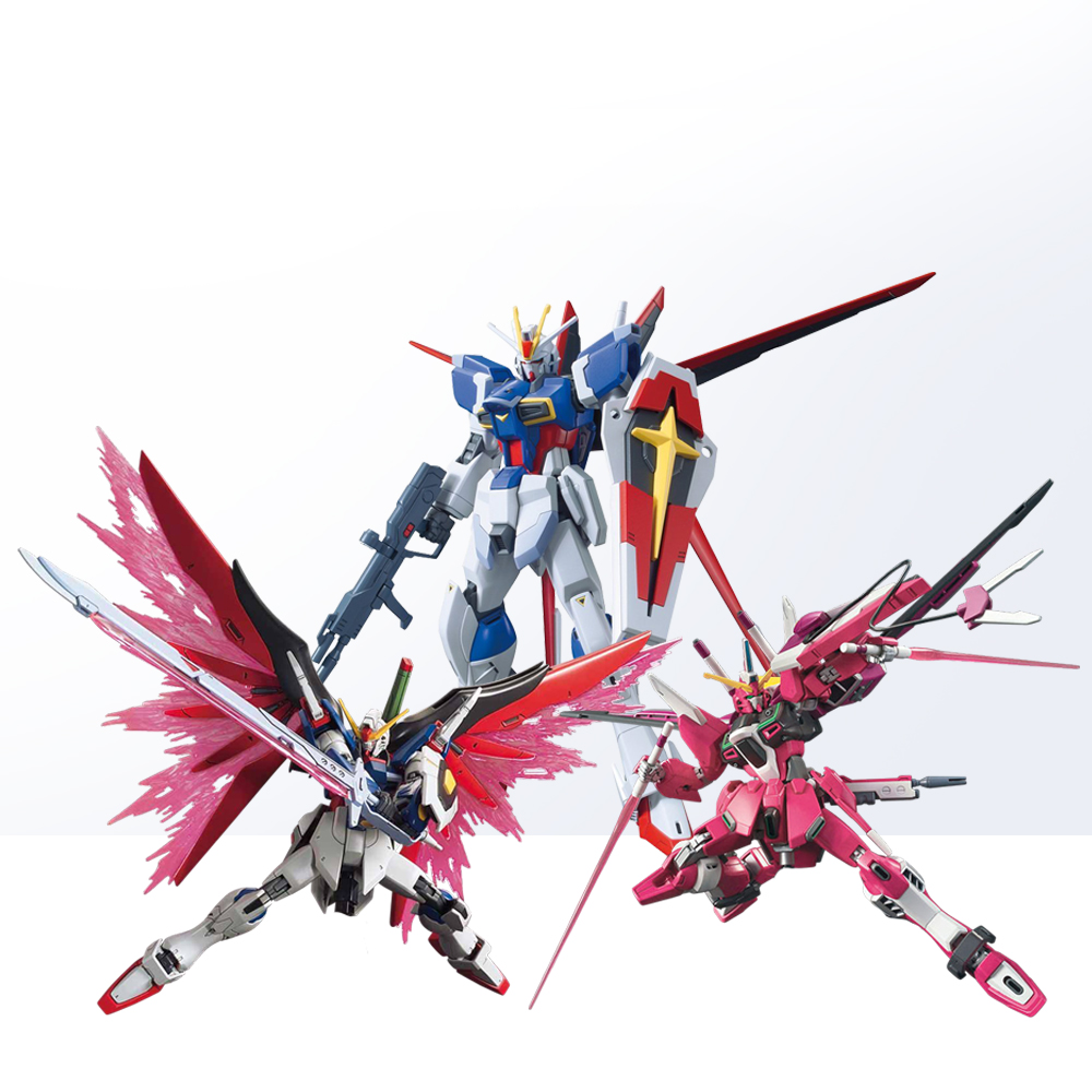 【自营】万代HG 1/144红金异端突击自由命运无限正义高达拼装模型 - 图1