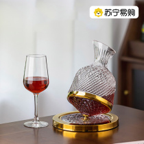 Suning Decanter Thickening Upscale Red Wine Glass Home High Footed Cup Drinking Wine Glass Water Crystal Glass Wine 2112