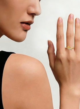 HEYUISLAND轻奢马年折纸小马戒指