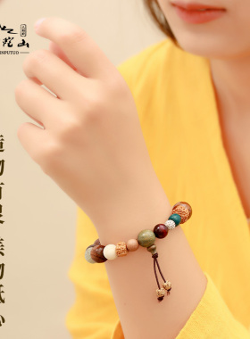 普陀山天然高品质十八籽菩提手串