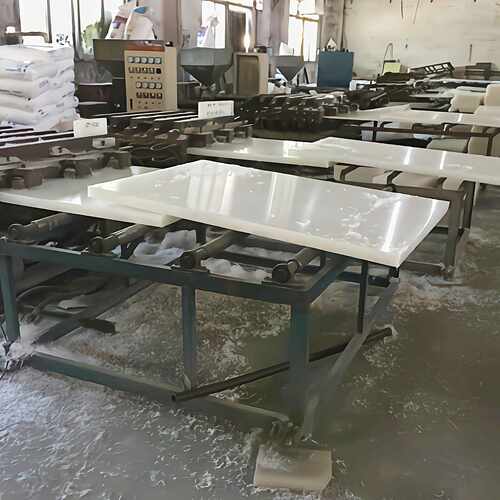新款直销猪肉台案板 菜市场铺台面板 食品工作台胶板 塑料板砧板p - 图2