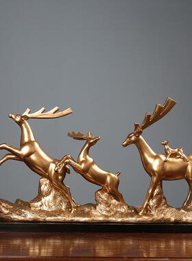 沉默是金办公室软新金黑白装桌饰品摆件商务礼品老板办公装书柜桌