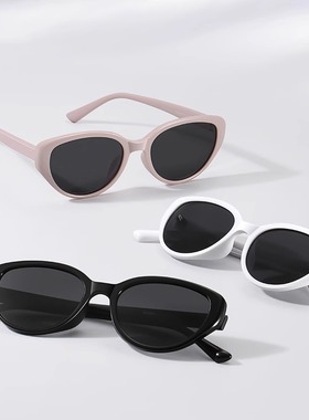 LESCA复古偏光猫眼小脸太阳镜