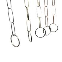 Clothing Store Hook Iron Chain Rings Hook Hung Clothes Chain Sub Iron Art Baking Lacquered Iron Chain Hanger Hanger Matching Hanging Plate Hook