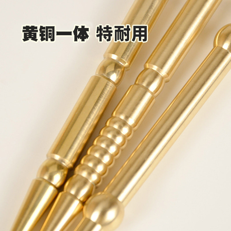 黄铜点穴笔穴位按摩足疗棒诊疗棒面部美容眼部护理拨筋棒耳穴探笔,淘宝优惠券,粉丝福利购,淘宝优惠卷