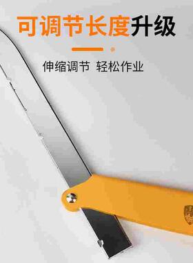 可调式钢锯架家用锯弓手持金属切割户外园林果树木工万用锯子锯条