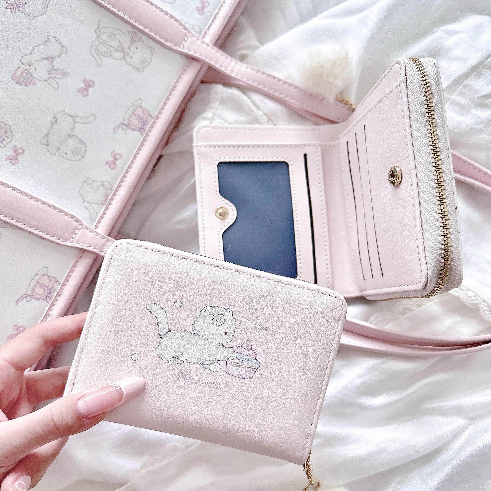 MM原创设计钱包学生可爱小巧短款多卡位女生儿童零钱包防消磁卡包,淘宝优惠券,粉丝福利购,淘宝优惠卷