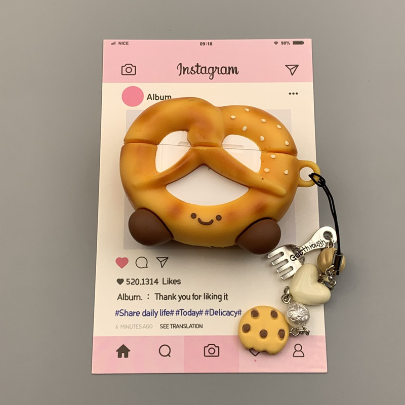 甜甜圈甜虾寿司碱水结面包AirPods1/2代新款AirPods3代华为Freebudspro2/3/4/5无线蓝牙Airpodspro2代耳机盒,淘宝优惠券,粉丝福利购,淘宝优惠卷