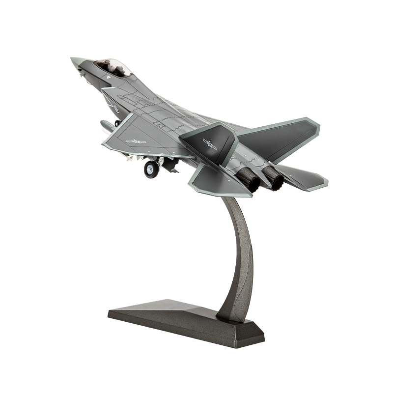1:48 歼31合金仿真战斗机J31静态飞机模型军事模型成品摆件退伍