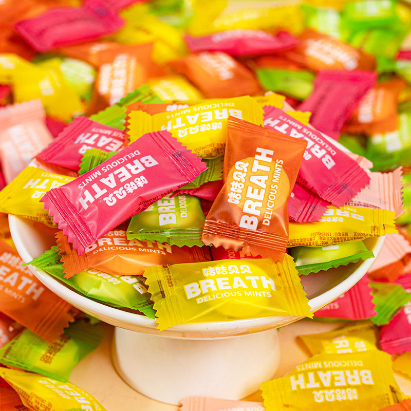 【5斤无糖薄荷批发】海盐百香果润喉火锅酒店餐厅招待糖网红糖果,淘宝优惠券,粉丝福利购,淘宝优惠卷