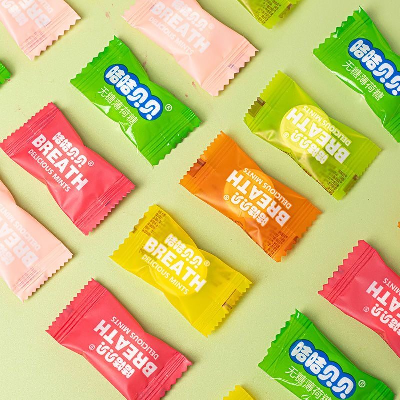 【5斤无糖薄荷批发】海盐百香果润喉火锅酒店餐厅招待糖网红糖果,淘宝优惠券,粉丝福利购,淘宝优惠卷