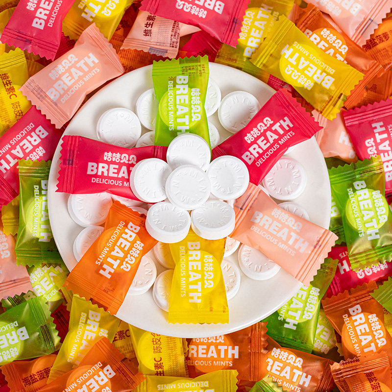 【5斤无糖薄荷批发】海盐百香果润喉火锅酒店餐厅招待糖网红糖果,淘宝优惠券,粉丝福利购,淘宝优惠卷