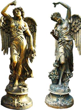 仿铜消防员雕塑消防主题铸铜人物雕像室外创意主题卡通雕像